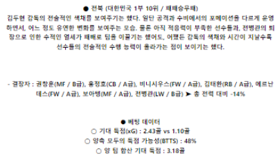 6월1일 울산 전북 K리그1분석 국내스포츠