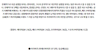 8월21일 유럽챔피언스리그 자그레브 카라바흐 해외축구분석 스포츠분석