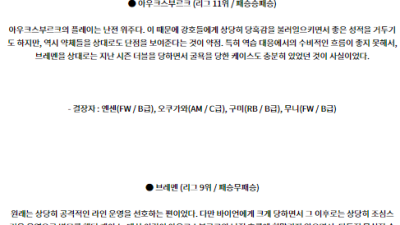 8월24일 분데스리가 아우크스부르크 브레멘 해외축구분석 스포츠분석