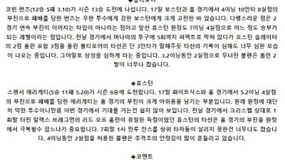 8월 23일 08:15 MLB 볼티모어 : 휴스턴 MLB분석