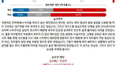 월드컵 예선전 9월 10일 21:00 인도네시아 : 호주