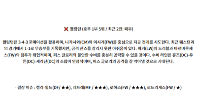 10월26일 호주 1부 퍼스 글로리 FC 웰링턴 피닉스 FC 아시아축구분석 스포츠분석