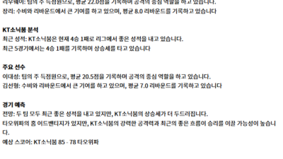 12월 11일 남자농구 동아시아 슈퍼리그 2경기