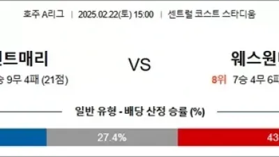 2월 22일 호주A리그 4경기