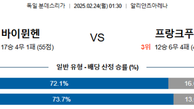 2월 24일 분데스리가 2경기