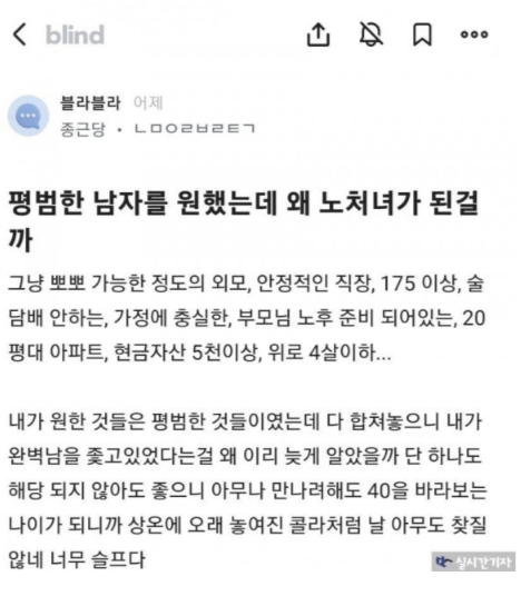 평범한 남자 를 원했는데 왜 노처녀가 되었을까.png