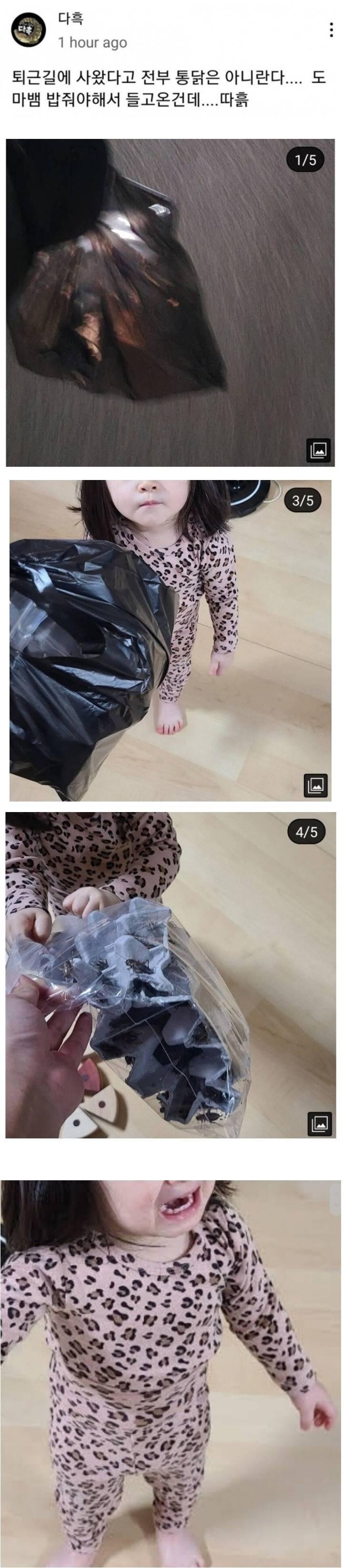 아빠가 치킨을 사왔다.jpg