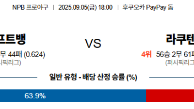 09월05일 NPB 6경기