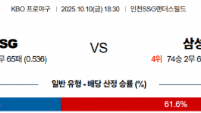 10월 10일 KBO 1경기