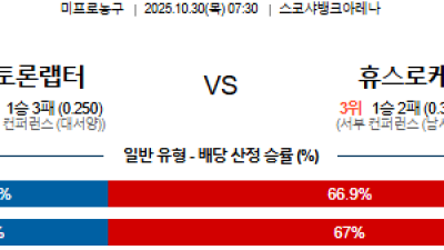 10월 30일 NBA 10경기