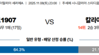 11월 8일 세리에 3경기