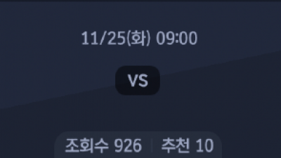 11월 25일 NBA 10경기