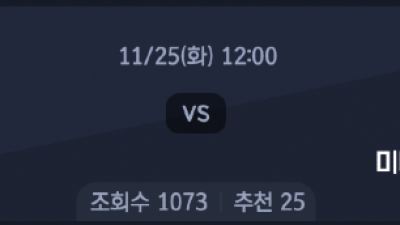 11월 25일 메이저리그 사커 1경기
