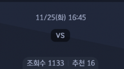 11월 25일  AFC 챔피언스 4경기
