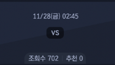 11월 28일 UEFA 유로파 리그 12경기