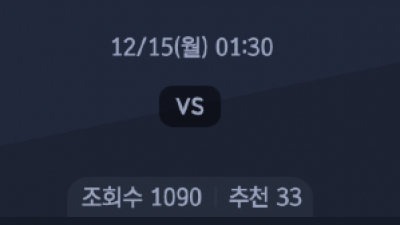 12월 15일 분데스리가 2경기