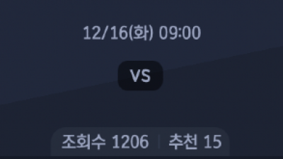 12월 16일 NBA 5경기