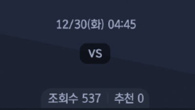 12월 30일 잉글랜드 챔피온쉽 11경기