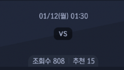 1월 12일 분데스리가 1경가