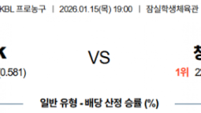 1월 15일 KBL 2경기