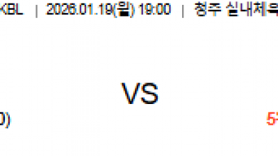 1월 19일 WKBL 1경기