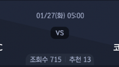 1월 27일 잉글랜드 챔피온쉽 1경기