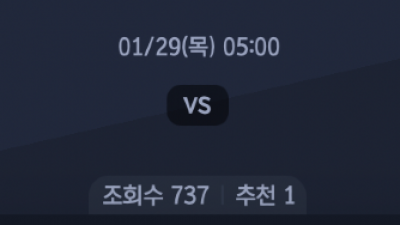 1월 29일 UEFA 챔피언스 리그 18경기