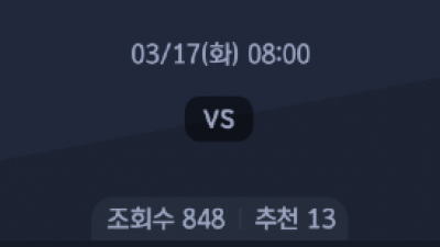 3월 17일 NBA 8경기