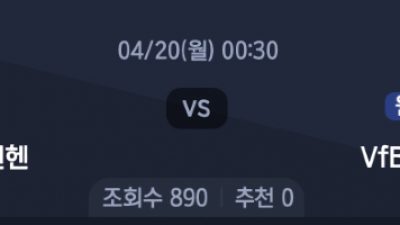 4월 20일 분데스리가 2경기