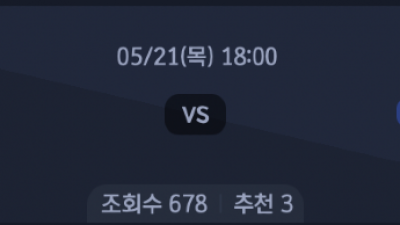 5월 21일 NPB 3경기