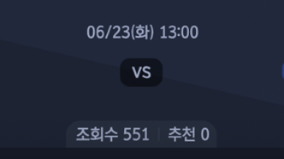 6월 23일 NPB 6경기